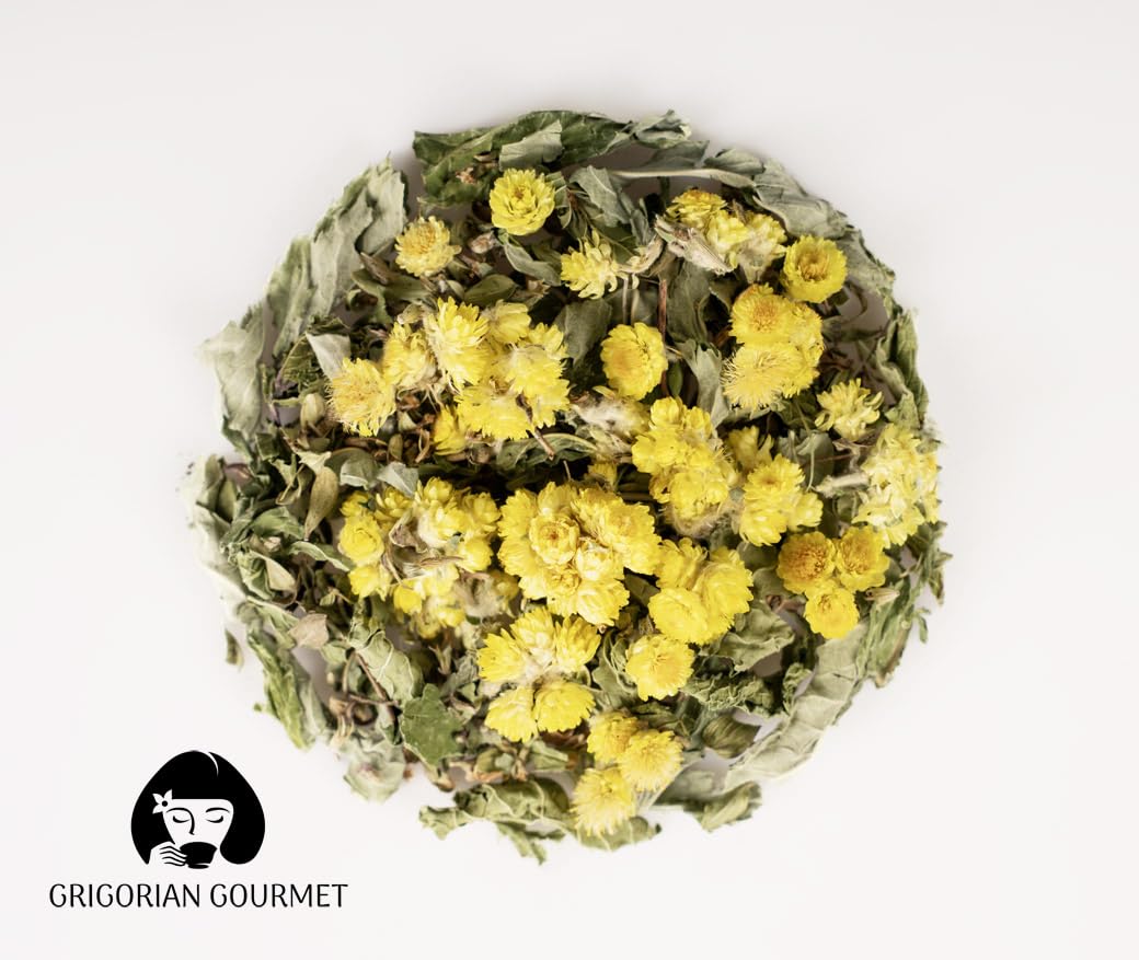 ARIS GOURMET CO. Armenian Bouquet Herbal Tea Mix 2oz = 57g (Peppermint, Wild Mint, Thyme, Immortelle) Loose Tea Antistress