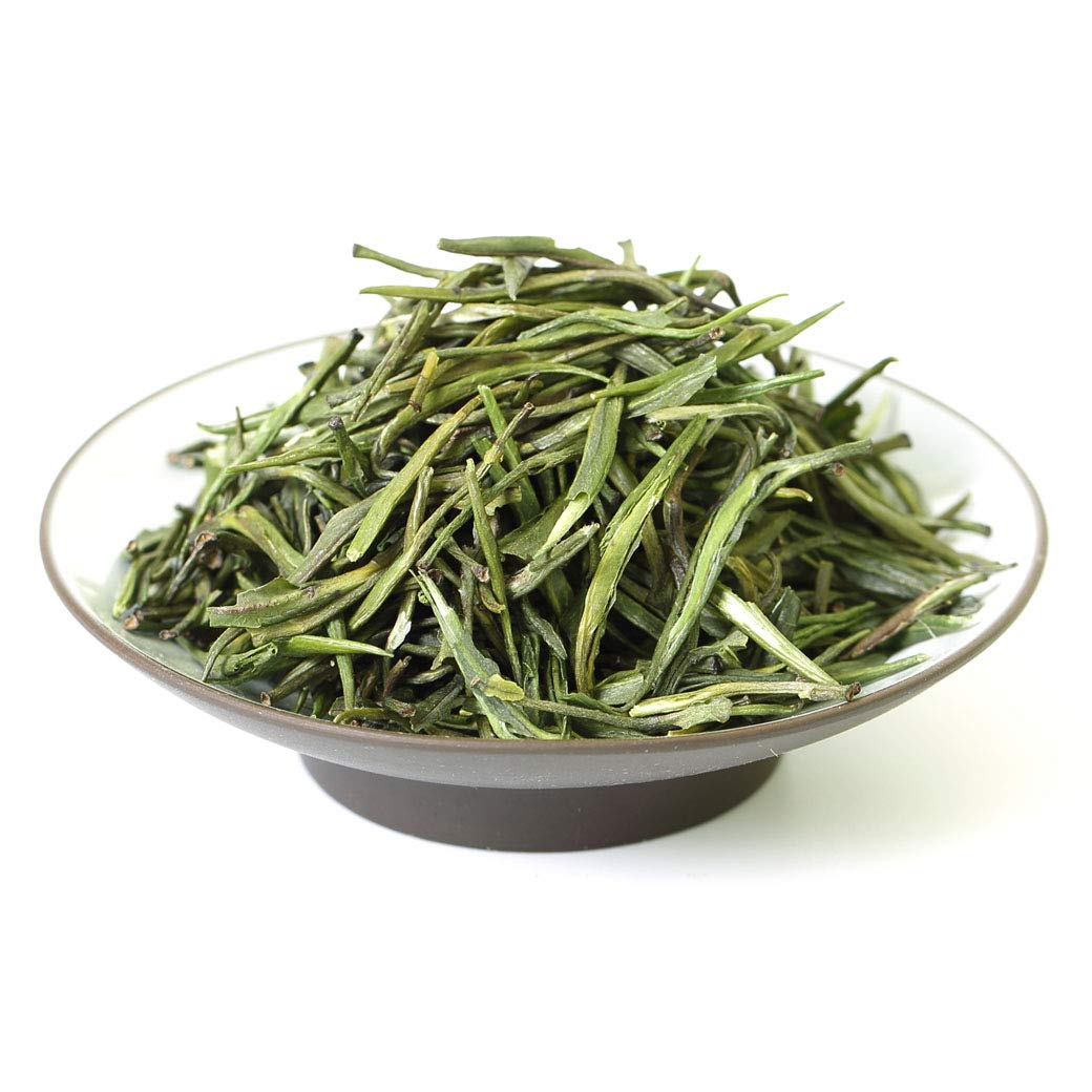 GOARTEA Zhuyeqing Green Tea - 100g / 3.5oz Premium Grade - Emei Mountain Bamboo Leaf - Chinese Spring Green Tea Loose Leaf