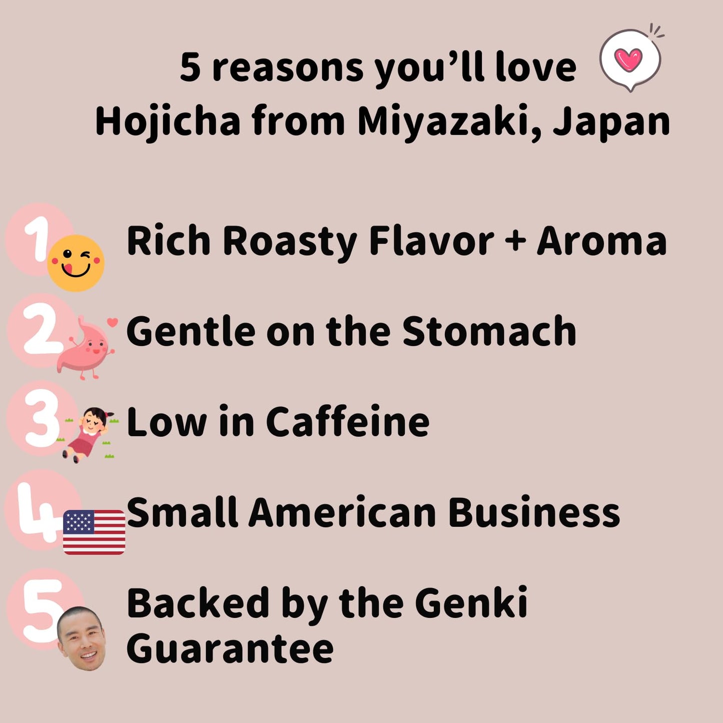 Miyazaki's Finest Organic Hojicha Loose Leaf tea - JAS Certified, Non-GMO, No-additives, Authentic Japanese Origin, 100% Pure Premium Hojicha (roasted green tea) leaves, 100 gram bag