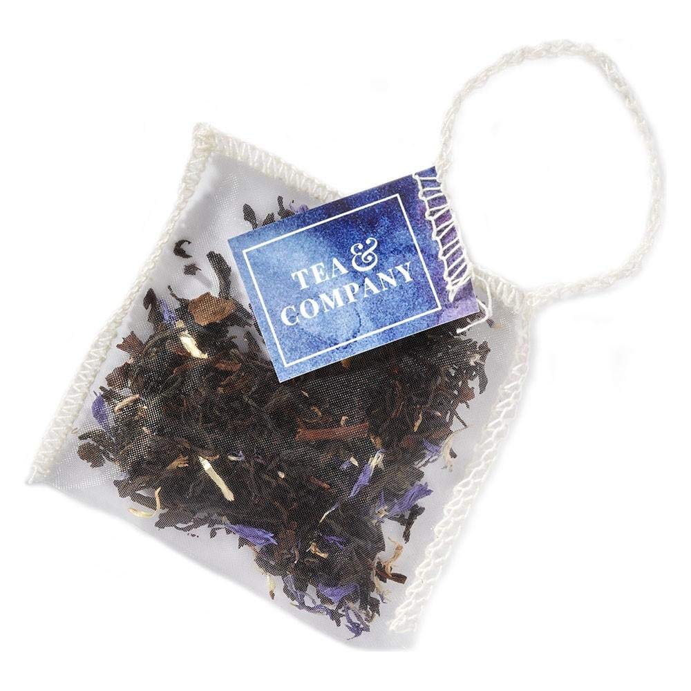 Mighty Leaf Tea and Company Organic Earl Grey Crème – 100 Count Silken Tea Pouches – Smooth Black Tea with Vanilla & Bergamot – Premium Whole Leaf Hot or Iced Brewing