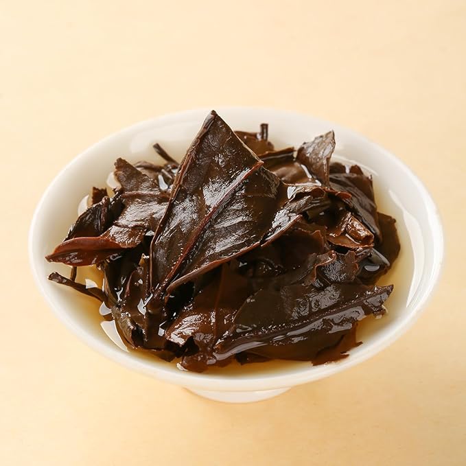 BAMATEA Shoumei Aged 2017 White Tea Loose Leaf 100g (3.53oz) - Chinese White Tea Leaves - 20pcs Individually Wrapped, with Unique Aroma, Rich in Flavor