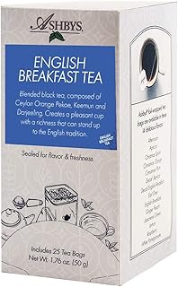Ashbys Tea English Breakfast Tea Bags - 25 Count Box
