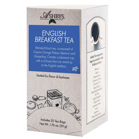 Ashbys Tea English Breakfast Tea Bags - 25 Count Box