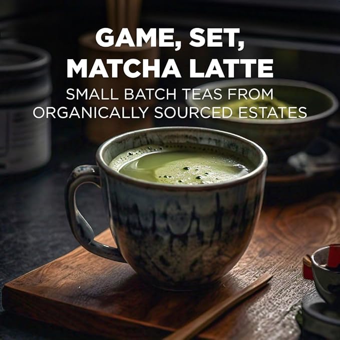 Maud's Matcha Latte Pods, 16 ct, Recyclable Single Serve Tea Pods - Compatible with Keurig K Cups Maker