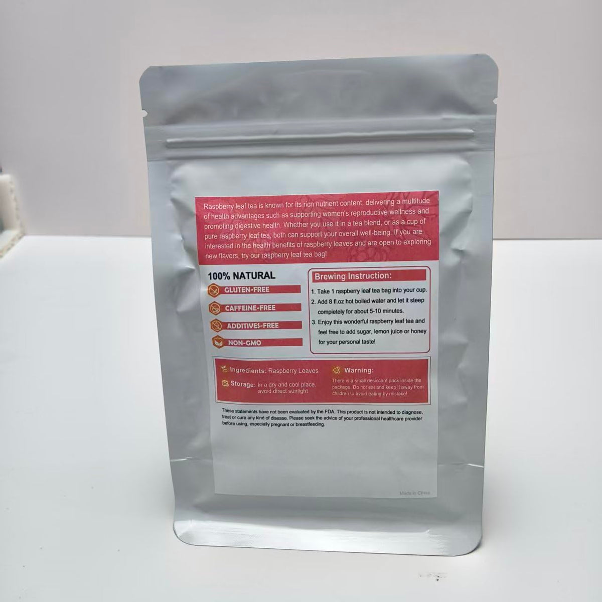 Jarteela - Raspberry Leaf Tea Bag
