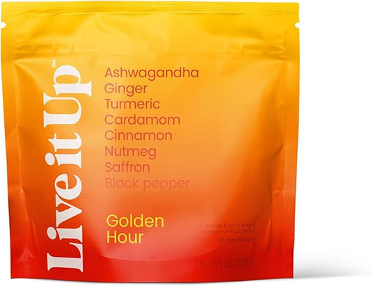 Live IT UP, Golden Hour: Relaxing Golden Milk Latte with Ashwagandha