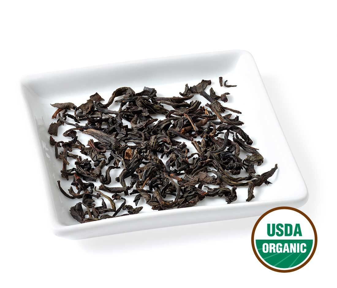 Golden Moon Tea Organic Lapsang Souchong Black Tea - Loose Leaf, Non-GMO - Half Pound (96 Servings)