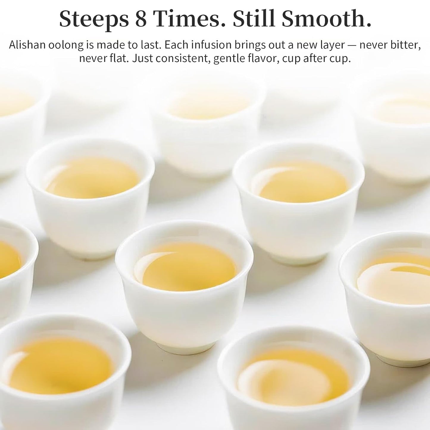 XIXICHA Alishan Taiwan High Mountain Oolong Tea 5.29oz/150g 阿里山 台湾乌龙茶 | high elevation tea，hand-picked oolong， small batch premium Loose Leaf tea，Floral and Fruity Aroma（120 cups），No additions