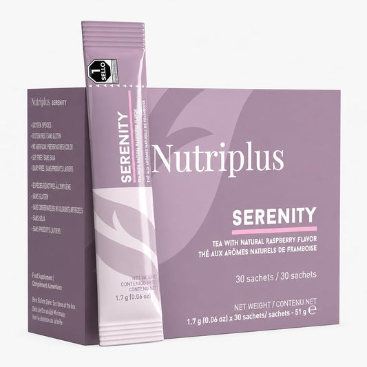 Farmasi Nutriplus Serenity Raspberry Herbal Tea, 0.06oz x 30 Servings