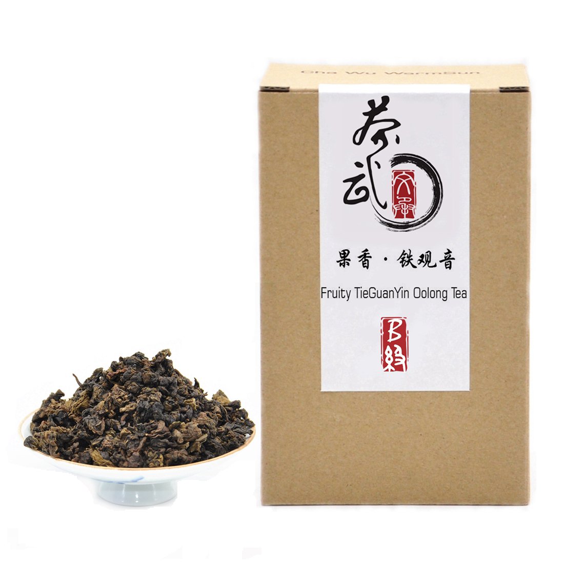 Cha Wu-[B] Fruity TieGuanYin Oolong Tea,8.8oz/250g,Light Roasting AnXi Chinese Loose Leaf WuLong Tea