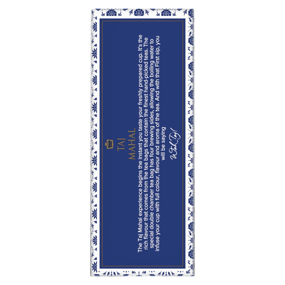 Taj Mahal Brooke Bond, 1 Leaf Tea, 100 Tea Bags