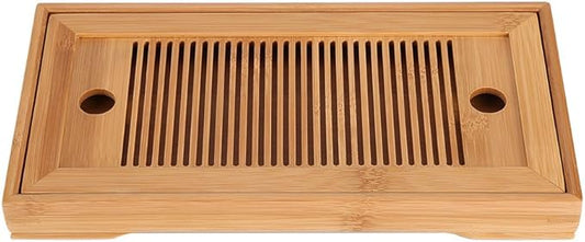 Aramox Tea Table Tray, Tea Tray Chinese Gongfu Tea Mini Serving Table for Teahouse Home Office