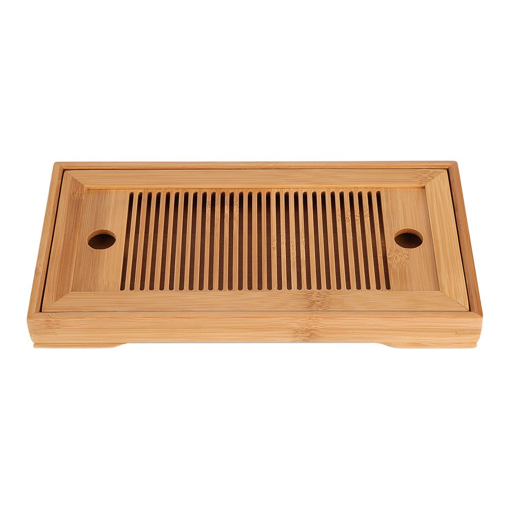 Aramox Tea Table Tray, Tea Tray Chinese Gongfu Tea Mini Serving Table for Teahouse Home Office