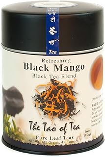 The Tao of Tea, Black Mango Black Tea, Loose Leaf, 4 Ounce Tin