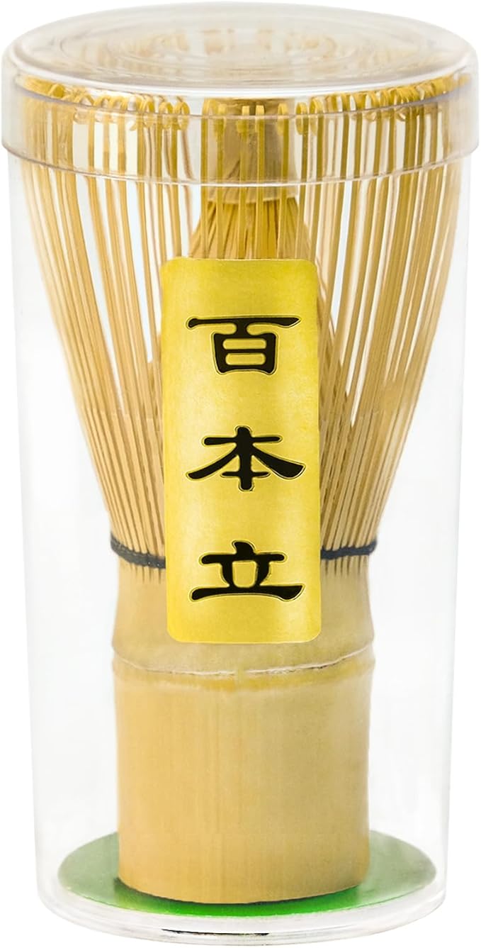 Matcha Whisk, Matcha Whisk Set Matcha Bamboo Whisk for Matcha Powder Handcrafted Organic Traditional Japanese Chasen