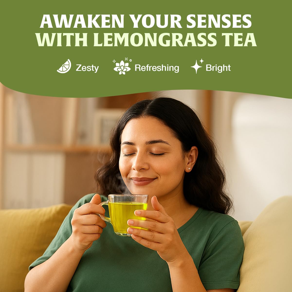 HANDPICK Lemongrass Teabags (100 Count) Made with Quality Lemongrass Stalks