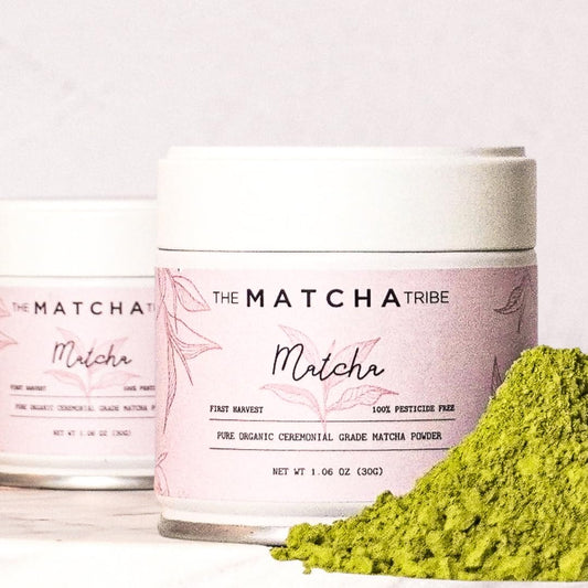 Organic Japanese Matcha Powder – Ceremonial Uji Green Tea First Harvest Stone-Ground, Pure Matcha Powder for Lattes, 2 × 30g Tins