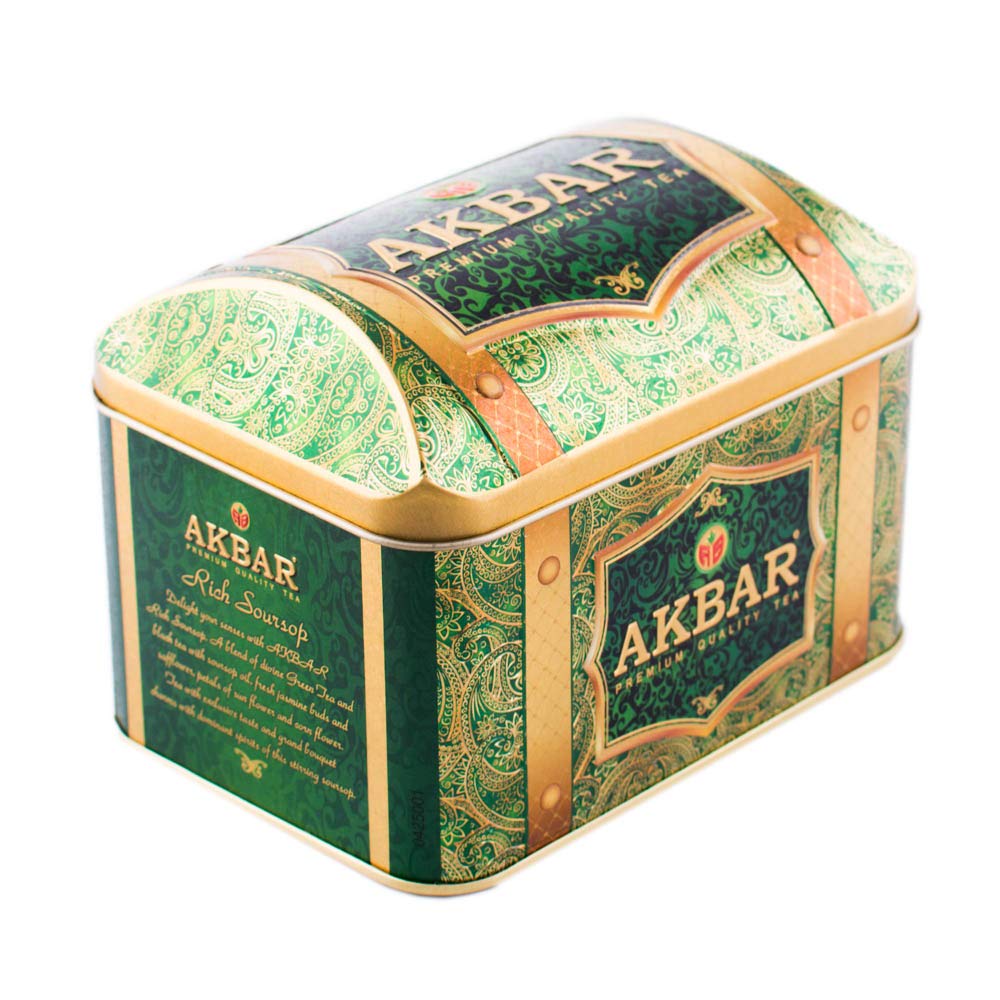 Akbar Royal Tea Celebrations Akbar Treasure Box, 250g (Rich Soursop)