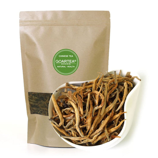 GOARTEA 100g / 3.5oz Nonpareil Supreme Yunnan Black Tea - Fengqing Dian Hong Dianhong Loose Leaf Chinese Tea