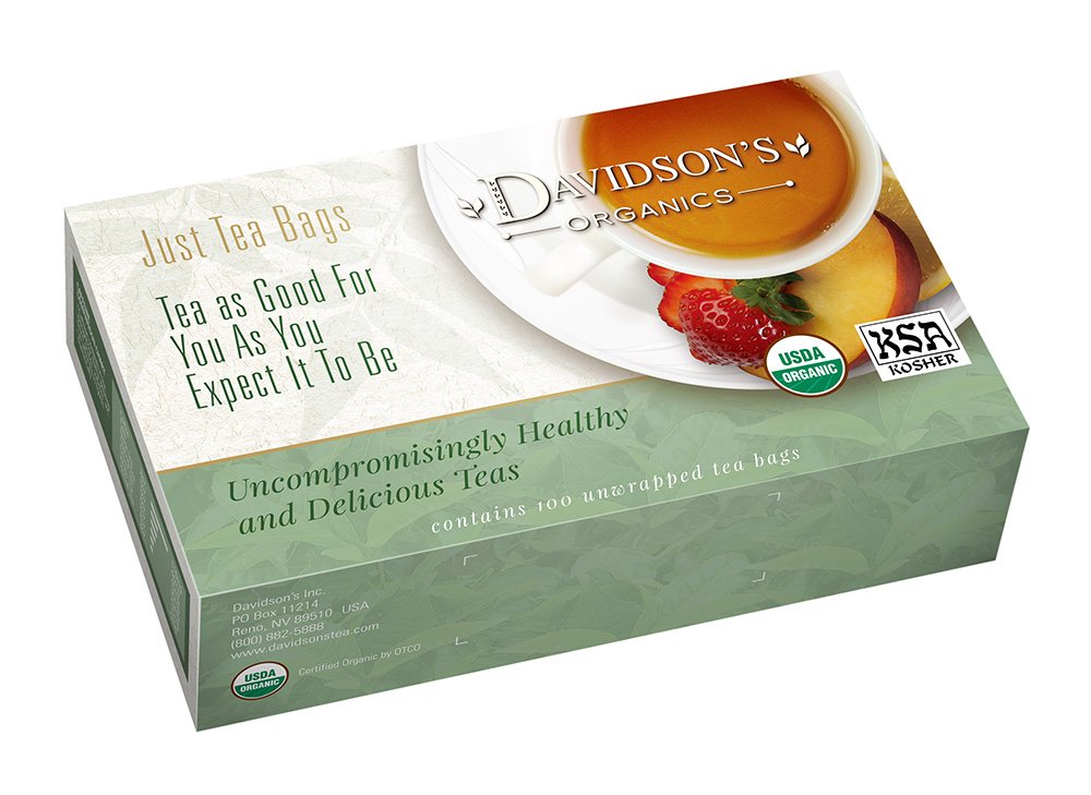 Davidson's Organics, Lapsang Souchong Black, 100-count Unwrapped Tea Bags