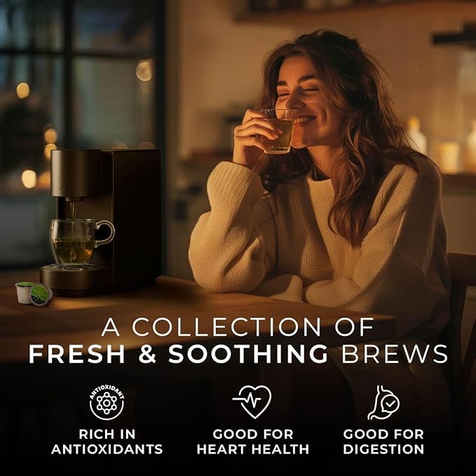 Gya Tea Co Evening Calm Tea Pod Collection Gift Set (24 Count) - Different Flavors Assorted Variety Pack