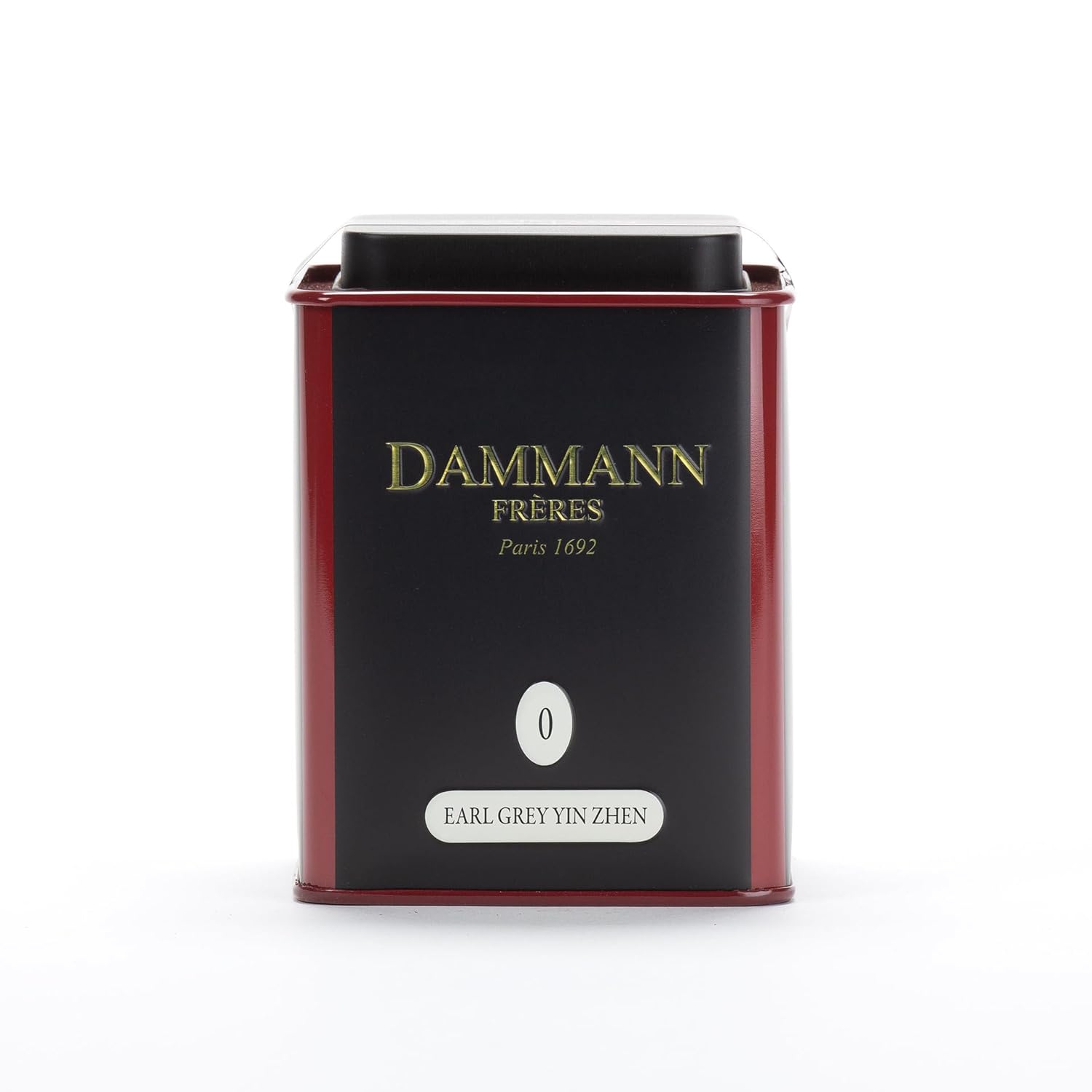 Dammann Freres Loose Leaf Earl Grey Premium Gourmet Black French Tea Bergamot Citrus Flavors 3.52 Ounce Tin