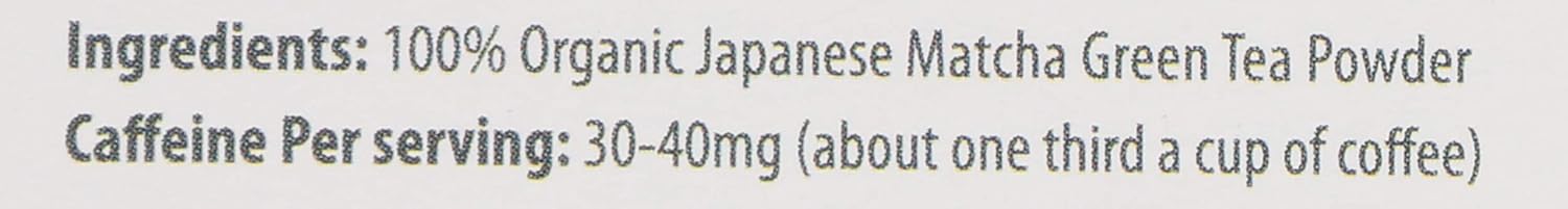 Jade Leaf Matcha, Matcha Japanese Ceremonial Grade Organic, 7 Count, 7 Gram