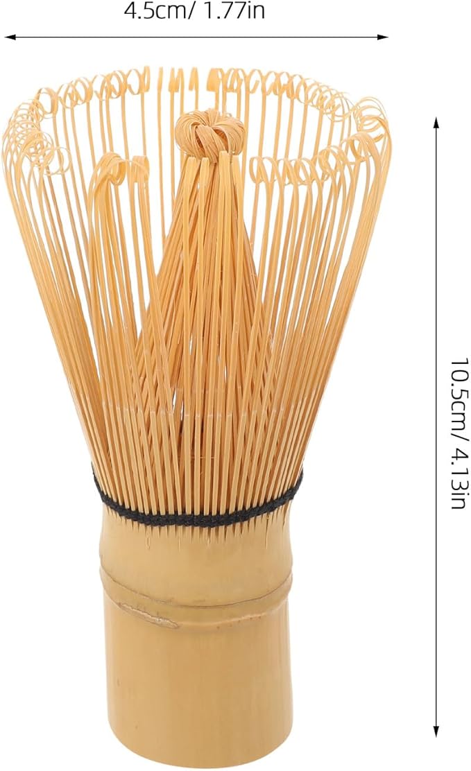 Doitool Matcha Whisk: 100-Prong Matcha Bamboo Whisk - Handcrafted Traditional Japanese Chasen - Stirrer Wisk Mixer Brush For Tea Preparation