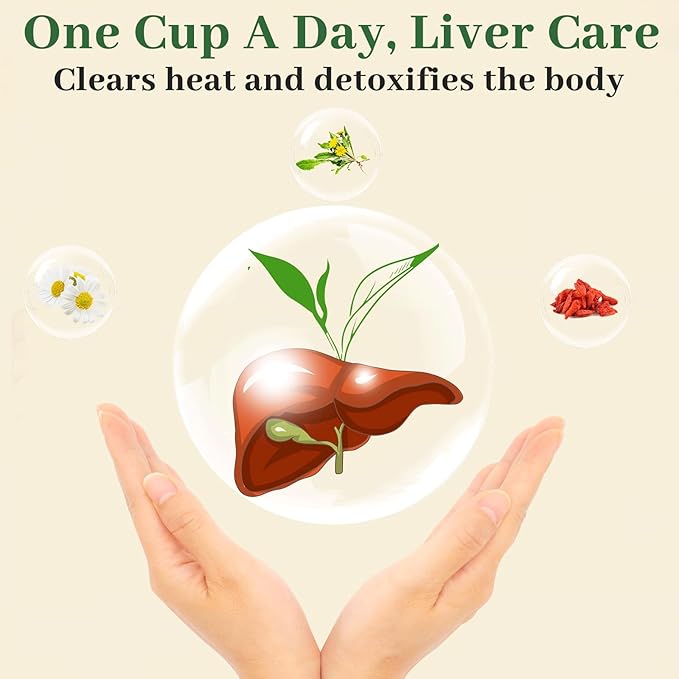 Liver & Kidney Detox Tea - Dandelion Wolfberry Tea, 7 Herbal Ingredients Blend, Goji Berry Chrysanthemum Chinese Cassia Seed Kidney Cleanse (2)