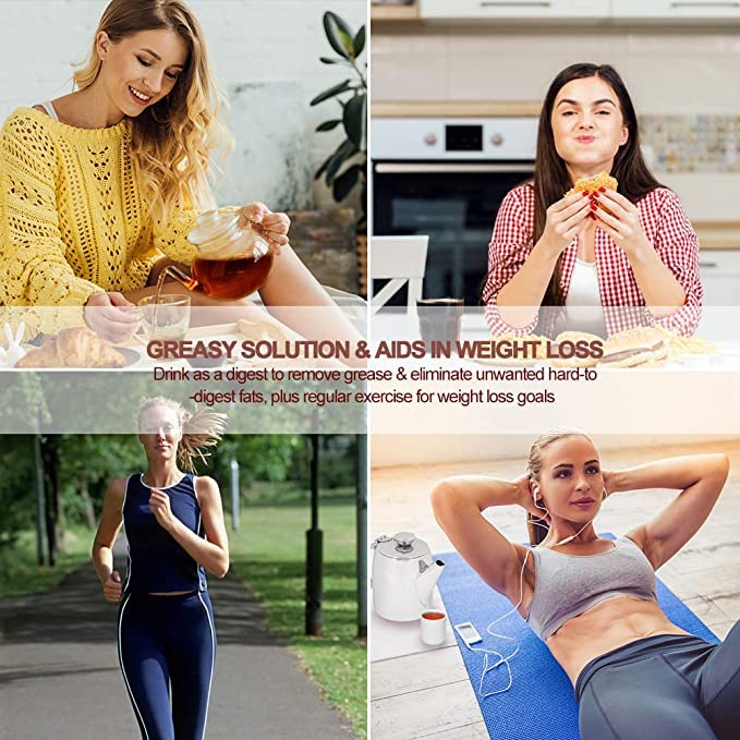 SANRAN Puerh Tea Cake, Aged Fermented Pu-er Tea, Chinese Yunnan Ripe Puer Tea, Gift for Family, Friends, 12.6oz/pack