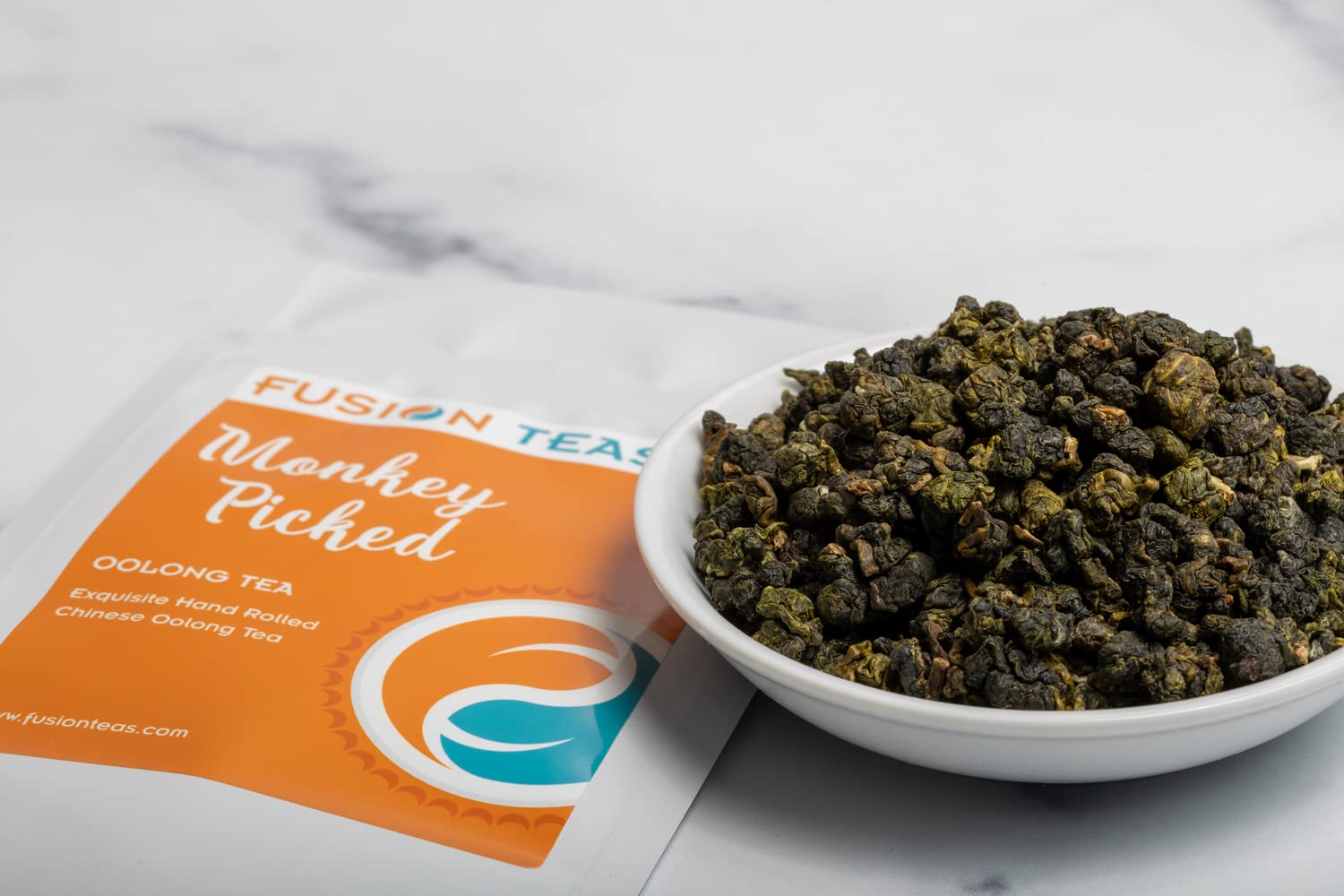 Monkey Picked Oolong Tea - Premium Loose Leaf - Fusion Teas - 16oz Pouch