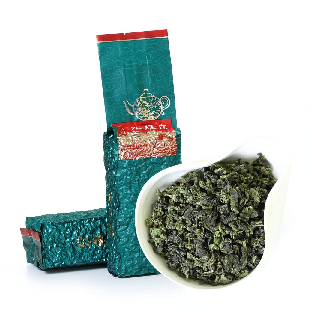 GOARTEA 4Pcs 250g / Total 35.2oz Top Grade Tieguanyin Tie Guan Yin Oolong Tea - Iron Goddess Fujian Anxi High Mountain Chinese Oolong Tea