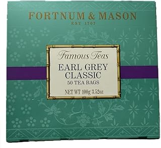 Fortnum and Mason Earl Grey Classic 50 Count Tea Bags (1 Pack)