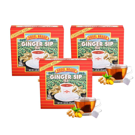 Ginger Root Tea Bags | 25 Count | 3 Pack | Digestion &amp; Immune Support