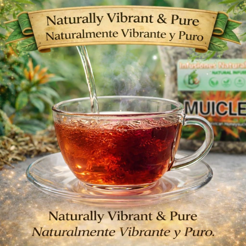 B-Experts Muicle Herbal Tea (Mexican Honeysuckle) – 4 oz Loose Leaf – 100% Natural, Wildcrafted, Vegan, Non-GMO, Gluten-Free