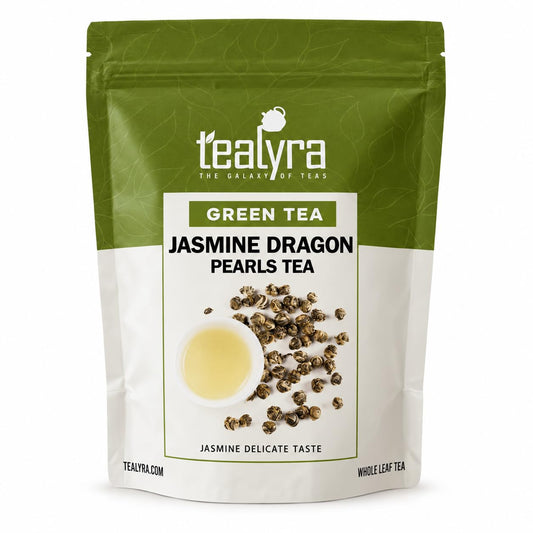 Tealyra | Imperial Jasmine Dragon Pearls Green Tea, 113g (4 oz)