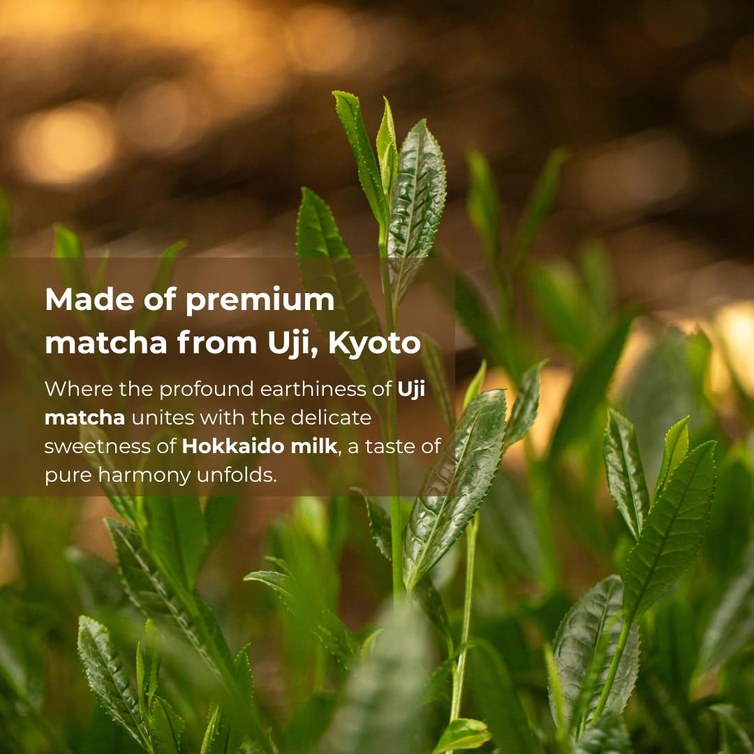 Chikiriya Uji Matcha Milk Jam, Premium Green Tea Spread with Hokkaido Milk, 3.88 Oz, No Preservatives