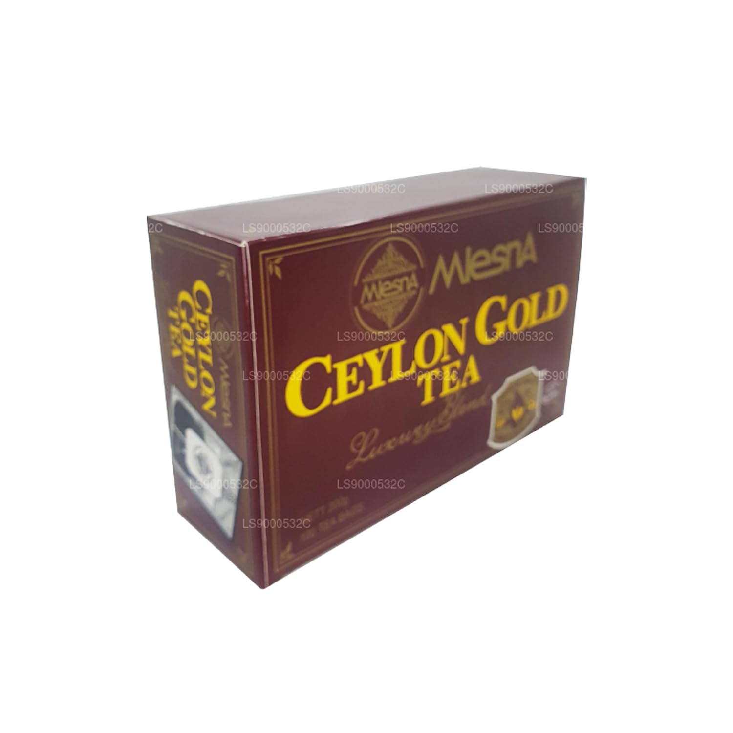 Mlesna Ceylon Gold Tea Luxury Blend -Premium quality 100 tea Bags 200g (7.05 Oz)