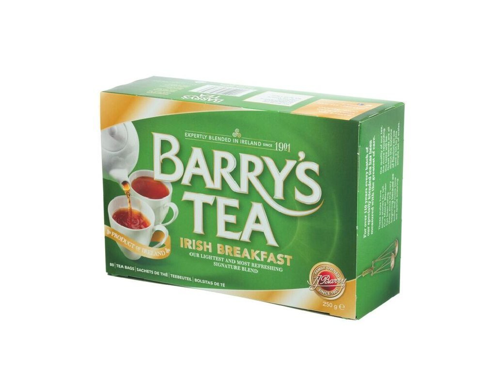 Barry's Tea 80ct Black Tea | Irish Breakfast | Imported Irish Tea | 1 Pack