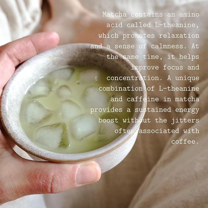 The Matcha Tribe Organic Ceremonial Matcha Green Tea Powder for Lattes. Authentic Japanese First Harvest from both Uji, Kakoshima and Shizuoka Japan. (1.06 Oz Tin - 30gr).