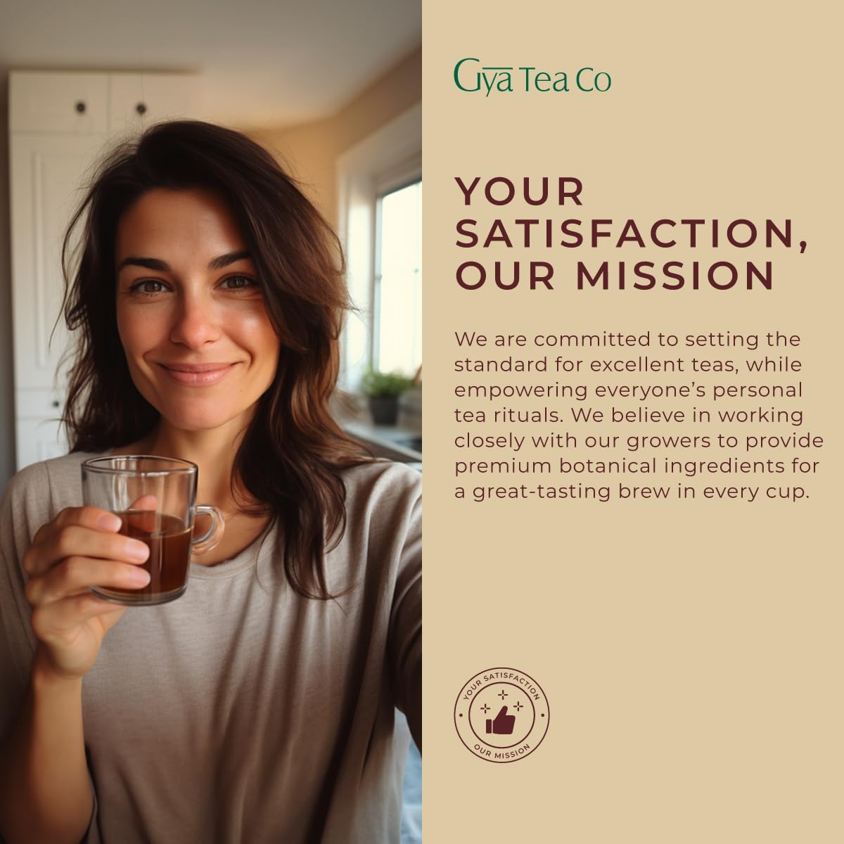 Gya Tea Co Chamomile Citrus Mint Loose Leaf Tea - 5.29 Oz 70 Cups - Rich in Peppermint, Lemongrass, Orange Peel for Rest & Throat Comfort - Refreshing, Delicious & Robust Flavor