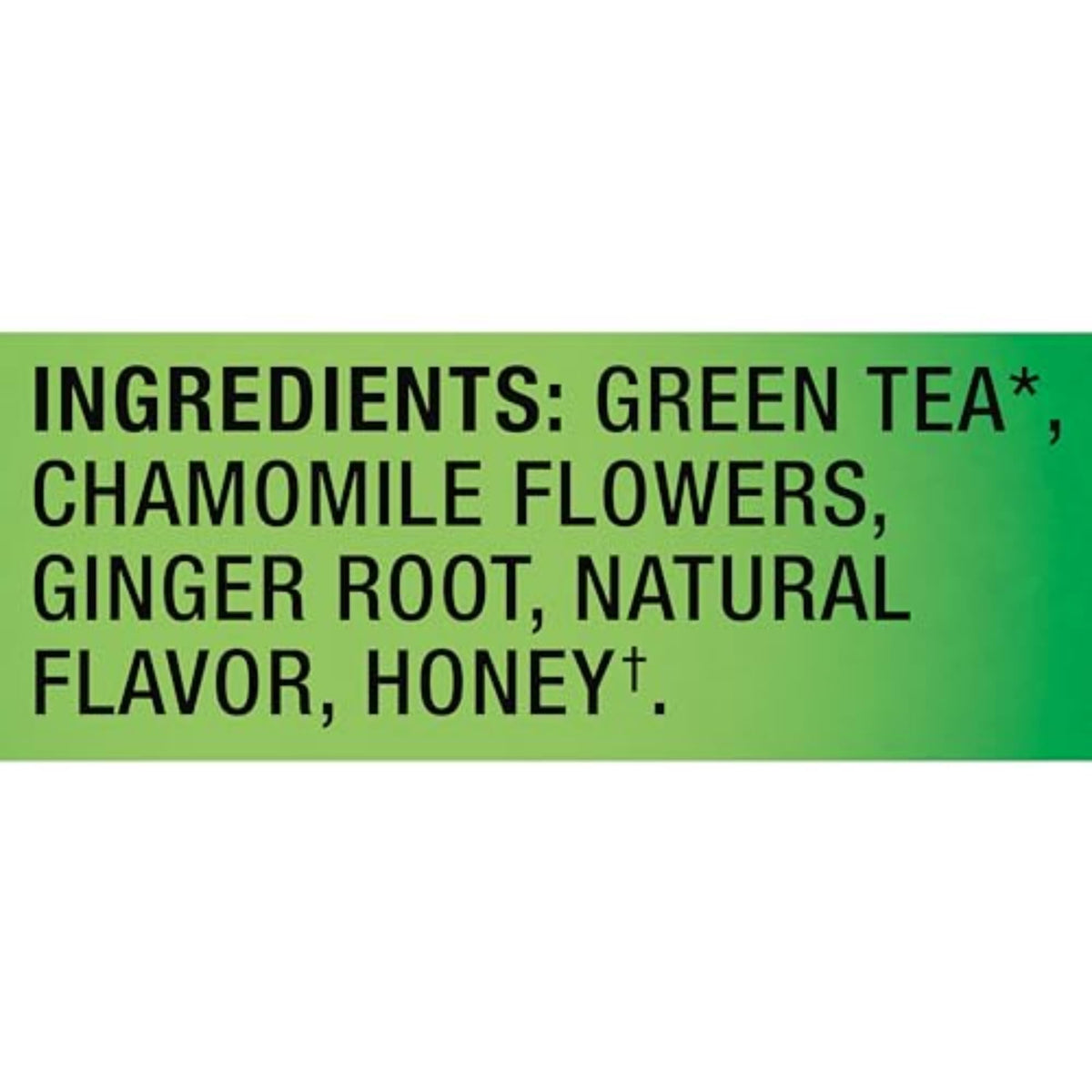 Lipton Honey Ginger Green Tea Bags, 120 Count (20 Count 6-Pack)
