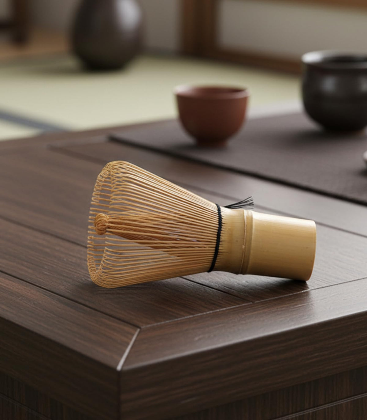 BASECENT Matcha Whisk 2-Pack - Handcrafted Bamboo Chasen Set, 100-Prong Traditional Japanese Stirrer for Authentic Matcha Tea