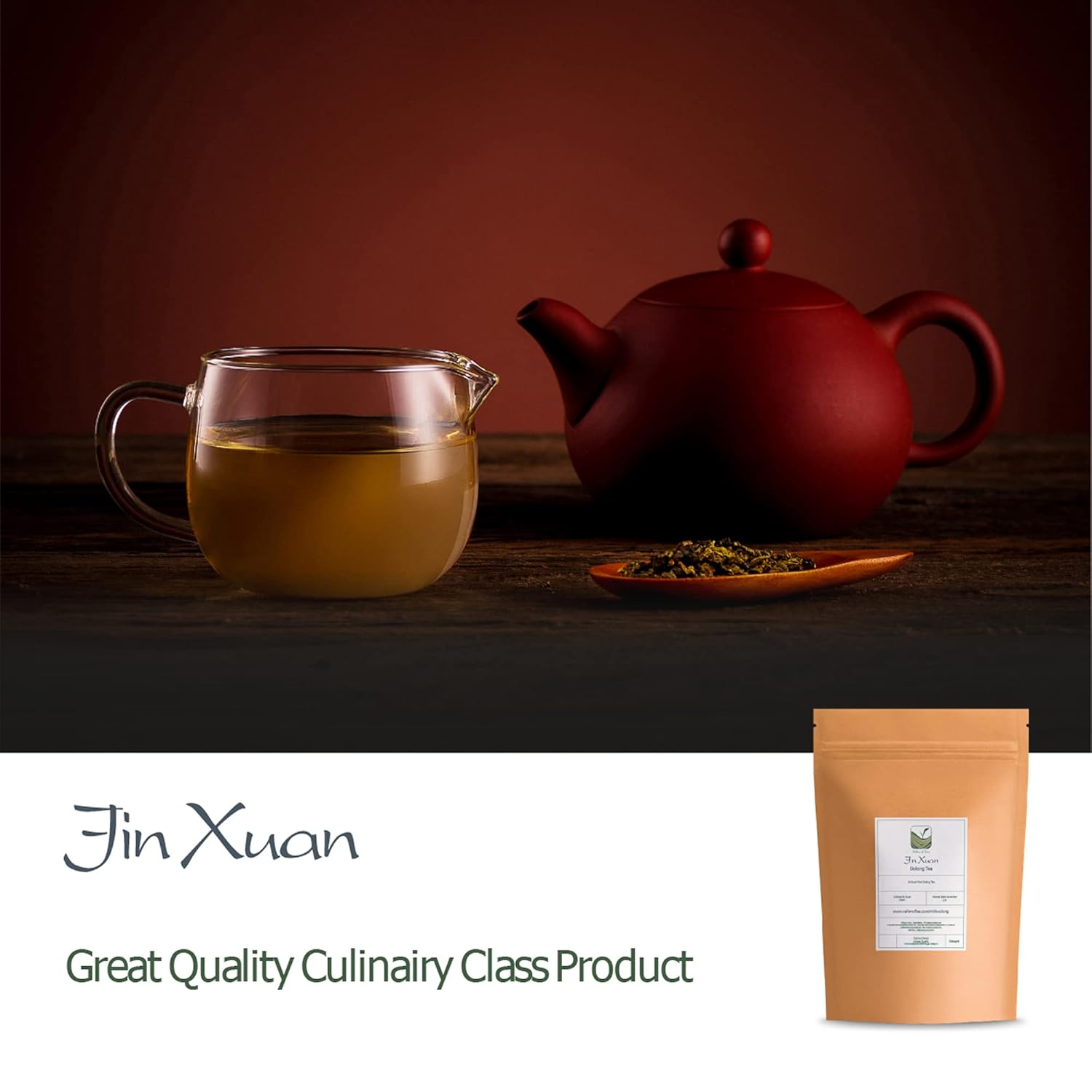 Jin Xuan Oolong Tea From Taiwan - Jinxuan Loose Leaf Tea - Taiwanese Green Oolong Tea 50g