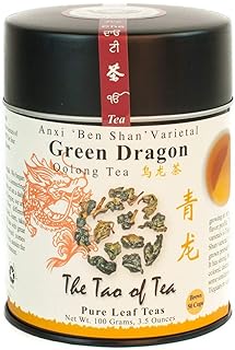 The Tao of Tea, Green Dragon Oolong Tea, Loose Leaf, 3.5 Ounce Tin