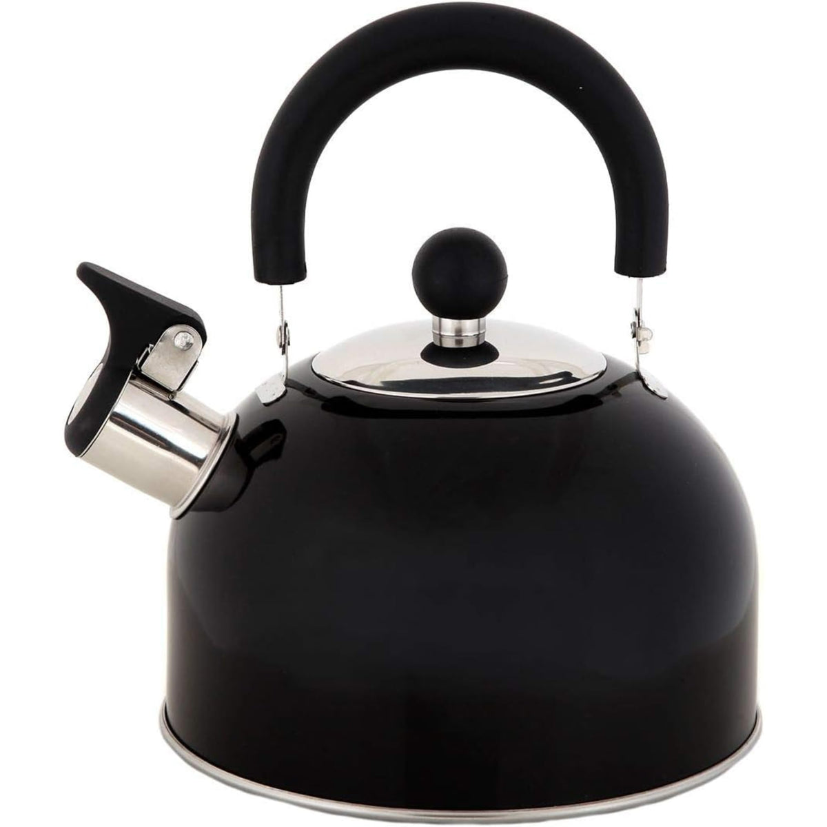 Lily's Home 2 Quart Stainless Steel Whistling Tea Kettle, the Perfect Stovetop Tea and Water Boilers for Your Home, Dorm