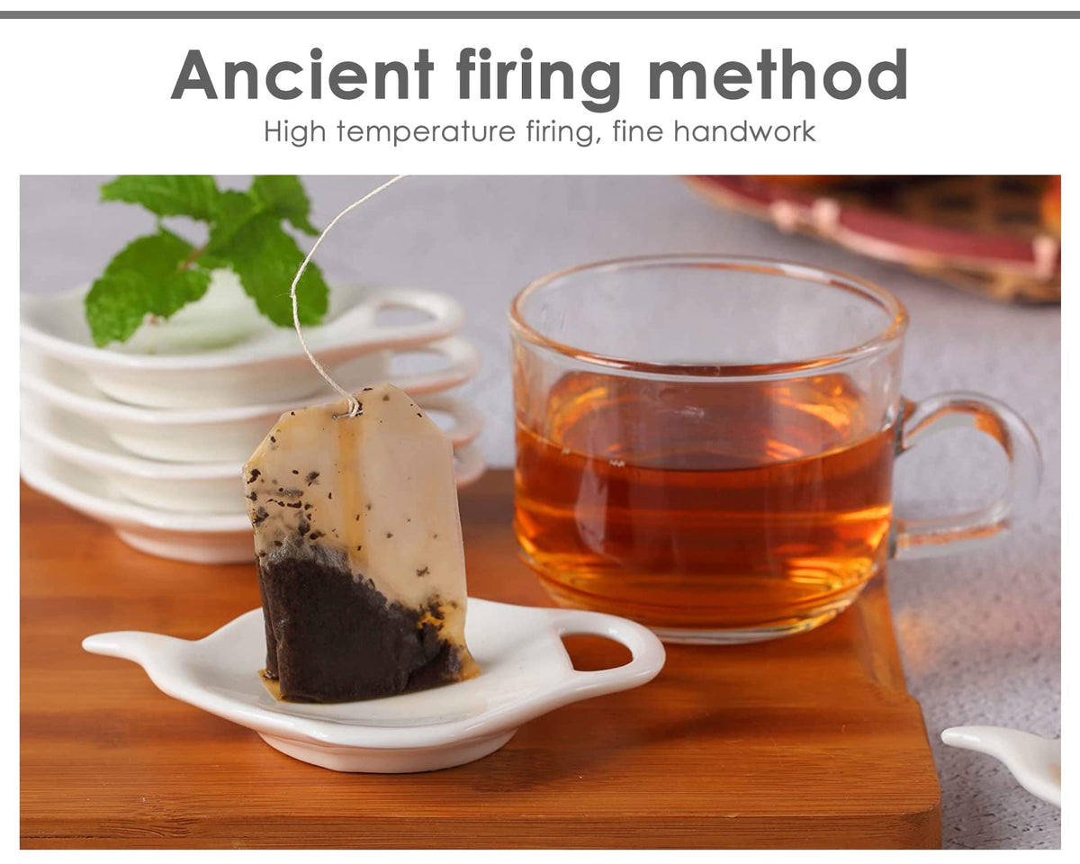 DS. DISTINCTIVE STYLE 4 Pieces Tea Bag Holder for Used Tea Bag