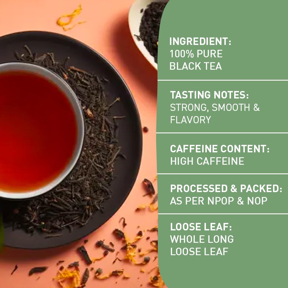 HANDPICK, English Breakfast Tea Loose Leaf (12oz|150+ Cups) Loose Black Tea