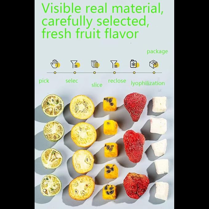 Fruit tea A variety of freeze-dried fruit mixed tea, fruit tea 3.52oz.