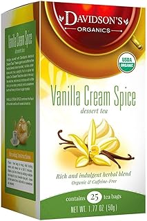 Davidson's, Tea Vanilla Cream Spice, 25 Count